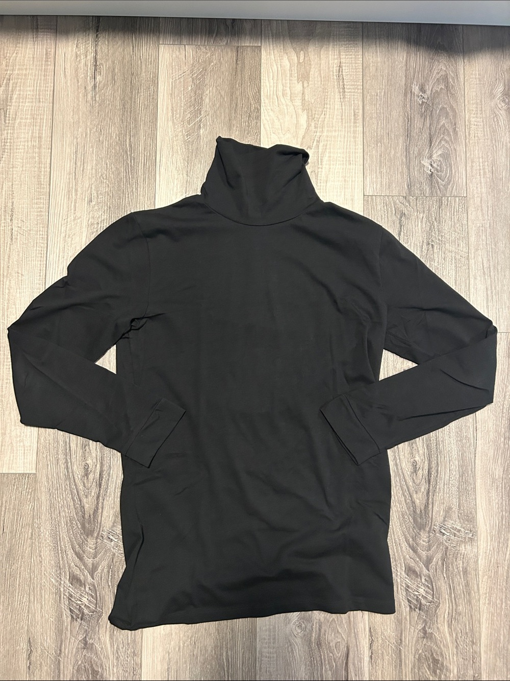 Zara Black Thin Turtleneck Sweater